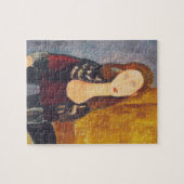 Jeanne Hebuterne Porträt durch Amedeo Modigliani Puzzle (Horizontal)