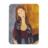 Jeanne Hebuterne Porträt von Amedeo Modigliani Magnet (Vertikal)