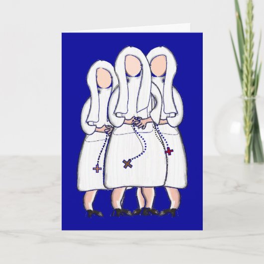 Jeanne Jugan Nun Art Cards Blank Inside Karte (Vorderseite)