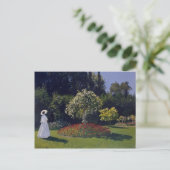 Jeanne-Marguerite Lecadre im Garten Postkarte (Stehend Vorderseite)