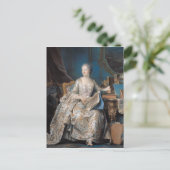Jeanne Poisson the Marquise de Pompadour, 1755 Postkarte (Stehend Vorderseite)