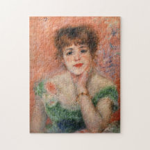 Jeanne Samary in einem Necked Dress (von Renoir)