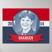 JEANNE SHAHEEN CAMPAIGN POSTER (Vorne)