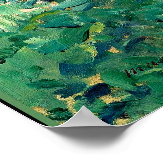 Jeanne Spring, berühmtes Gemälde von Edouard Manet Poster (Ecke)