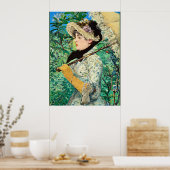 Jeanne Spring, berühmtes Gemälde von Edouard Manet Poster (Küche)
