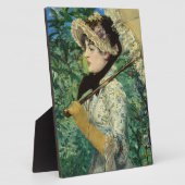 Jeanne (Spring), Edouard Manet Fine Art Fotoplatte (Seite)