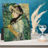 Jeanne (Spring), Edouard Manet Fine Art Fotoplatte (Seite)