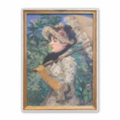 jeanne (Spring) von Édouard Manet Aufkleber (Vorderseite)