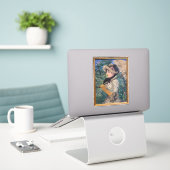 jeanne (Spring) von Édouard Manet Aufkleber (Laptop auf Schreibtisch)