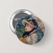 Jeanne (Spring) von Édouard Manet Button (Vorne & Hinten)