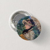 Jeanne (Spring) von Édouard Manet Button (Vorne & Hinten)