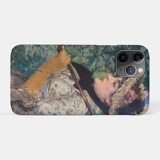 Jeanne (Spring) von Édouard Manet Case-Mate iPhone Hülle (Rückseite (Horizontal))