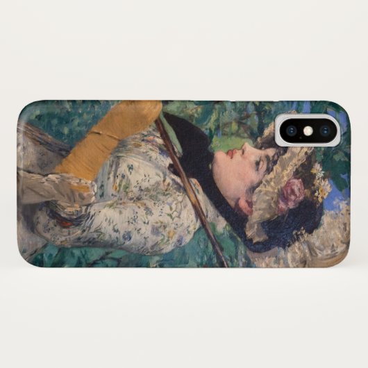 Jeanne (Spring) von Édouard Manet Case-Mate iPhone Hülle (Rückseite (Horizontal))