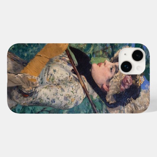 Jeanne (Spring) von Édouard Manet Case-Mate iPhone Hülle (Rückseite (Horizontal))