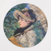Jeanne (Spring) von Édouard Manet Etiketten (Design 2)