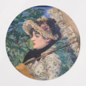 Jeanne (Spring) von Édouard Manet Etiketten (Design 2)