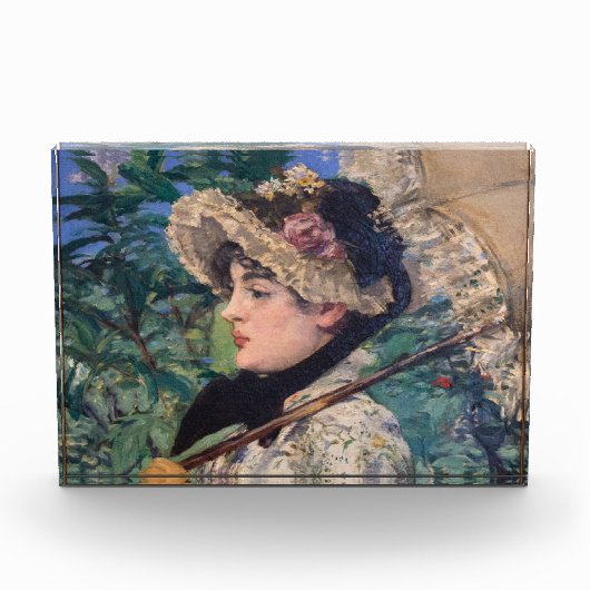 Jeanne (Spring) von Édouard Manet Fotoblock (Vorderseite)