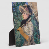 Jeanne (Spring) von Édouard Manet Fotoplatte (Seite)