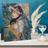 Jeanne (Spring) von Édouard Manet Fotoplatte (Seite)