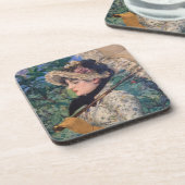 Jeanne (Spring) von Édouard Manet Getränkeuntersetzer (Linke Seite)