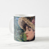 Jeanne (Spring) von Édouard Manet Kaffeetasse (Vorderseite Links)