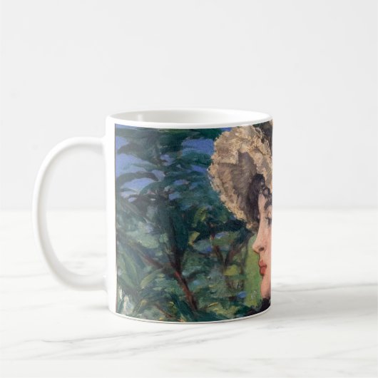 Jeanne (Spring) von Édouard Manet Kaffeetasse (Links)