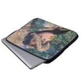 Jeanne (Spring) von Édouard Manet Laptopschutzhülle (Vorne Knopf)