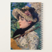 Jeanne (Spring) von Édouard Manet Notizblock (Rückseite)