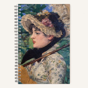 Jeanne (Spring) von Édouard Manet Notizblock