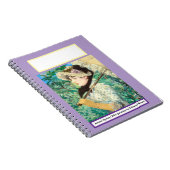 Jeanne Spring von Edouard Manet. Notizblock (Rechte Seite)
