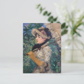 Jeanne (Spring) von Édouard Manet Postkarte (Stehend Vorderseite)