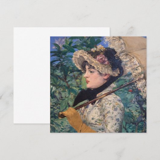 Jeanne (Spring) von Édouard Manet Programm (Vorne/Hinten)