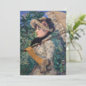 Jeanne (Spring) von Édouard Manet Save The Date (Stehend Vorderseite)