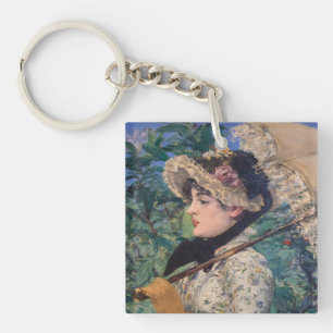Jeanne (Spring) von Édouard Manet Schlüsselanhänger
