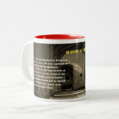 Jeanne von der Arc-Tasse Zweifarbige Tasse (Vorderseite Links)