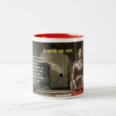 Jeanne von der Arc-Tasse Zweifarbige Tasse (Mittel)