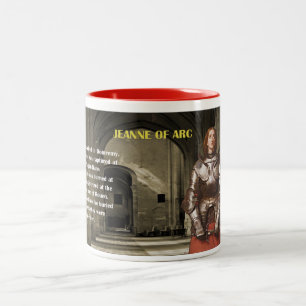 Jeanne von der Arc-Tasse Zweifarbige Tasse
