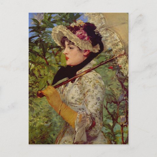 Jeanne von Edouard Manet Postkarte (Vorderseite)