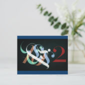 Jeanne: Vorhergesehene Zweifel Postkarte (Stehend Vorderseite)