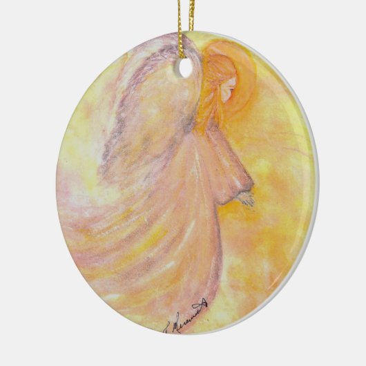 Jeannes Engel Keramikornament (Links)