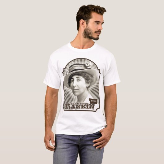 Jeannette Rankin T-Shirt (Vorne ganz)