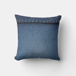 Jeans aus Denim Kissen