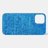 Jeans blauer Jeans aus Denim Stoff Case-Mate iPhone Hülle (Rückseite (Horizontal))