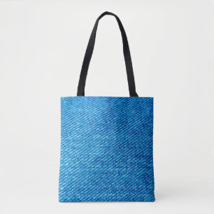 Jeans blauer Jeans aus Denim Stoff Tasche