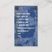 Jeans-Denim-Visitenkarte Visitenkarte (Rückseite)
