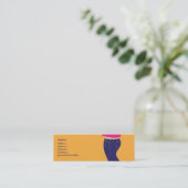 Jeans - dünn mini visitenkarte (Stehend Vorderseite)