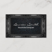 Jeans | Extravaganter Rahmen Visitenkarte (Vorderseite)