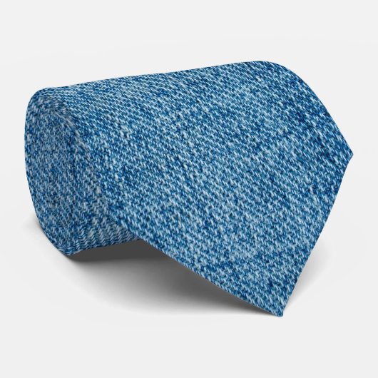 Jeans fabric texture neck tie krawatte (Gerollt)