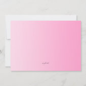 Jeans Forever Birthday Party Einladung (Rückseite)