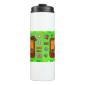 Jeans games pixel art. thermosbecher (Vorderseite)